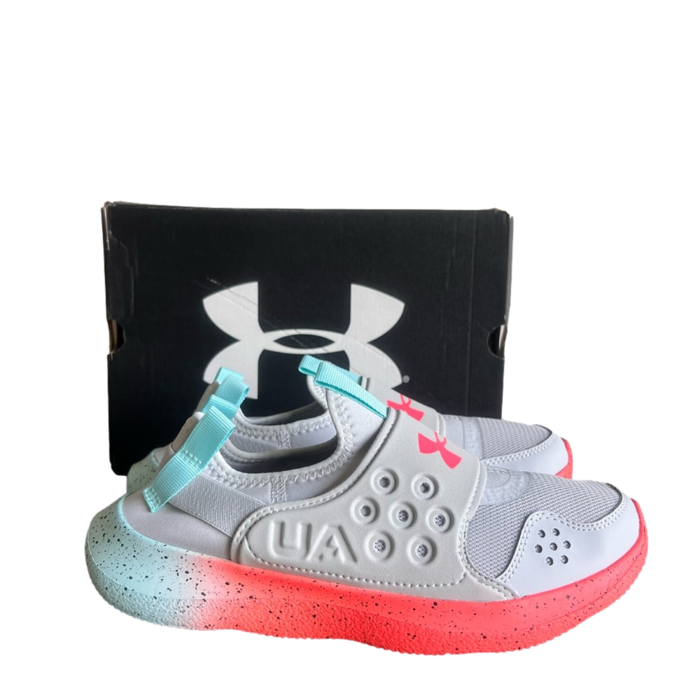 UNDER ARMOUR Big Girl's / Women's GGS Runplay Fade Shoe Size 7Y or 8.5 #908A